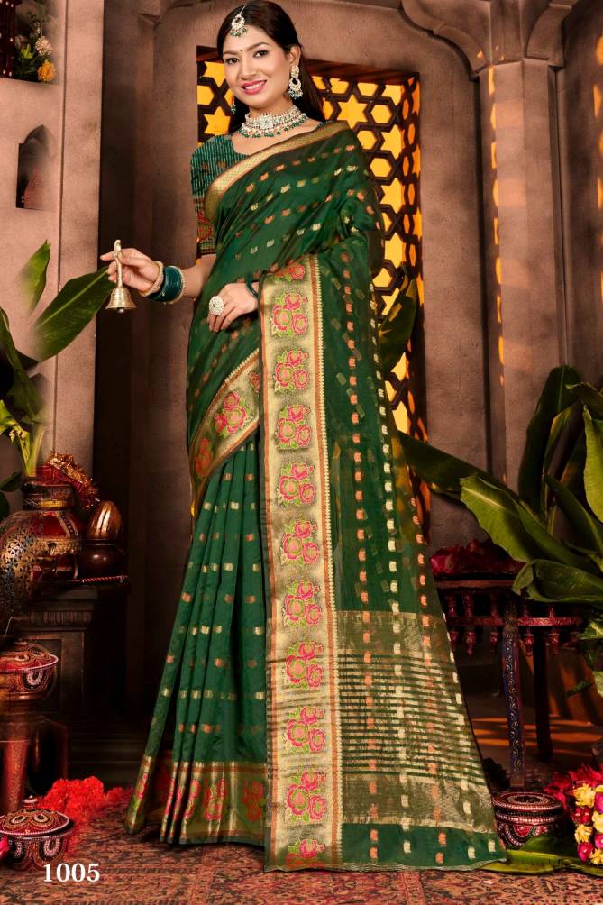 Prakruti Vol 1 By Saroj Soft Organza Silk Designer Sarees Wholesale Clothing Suppliers In India